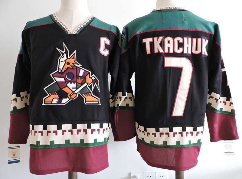 Phoenix Coyotes #7 Keith Tkachuk Black CCM Stitched NHL Jersey,We sell and wholesale Phoenix Coyotes #7 Keith Tkachuk Black CCM Stitched NHL Jersey on line form chian!